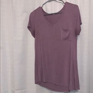 V-Neck Mauve Blouse!
